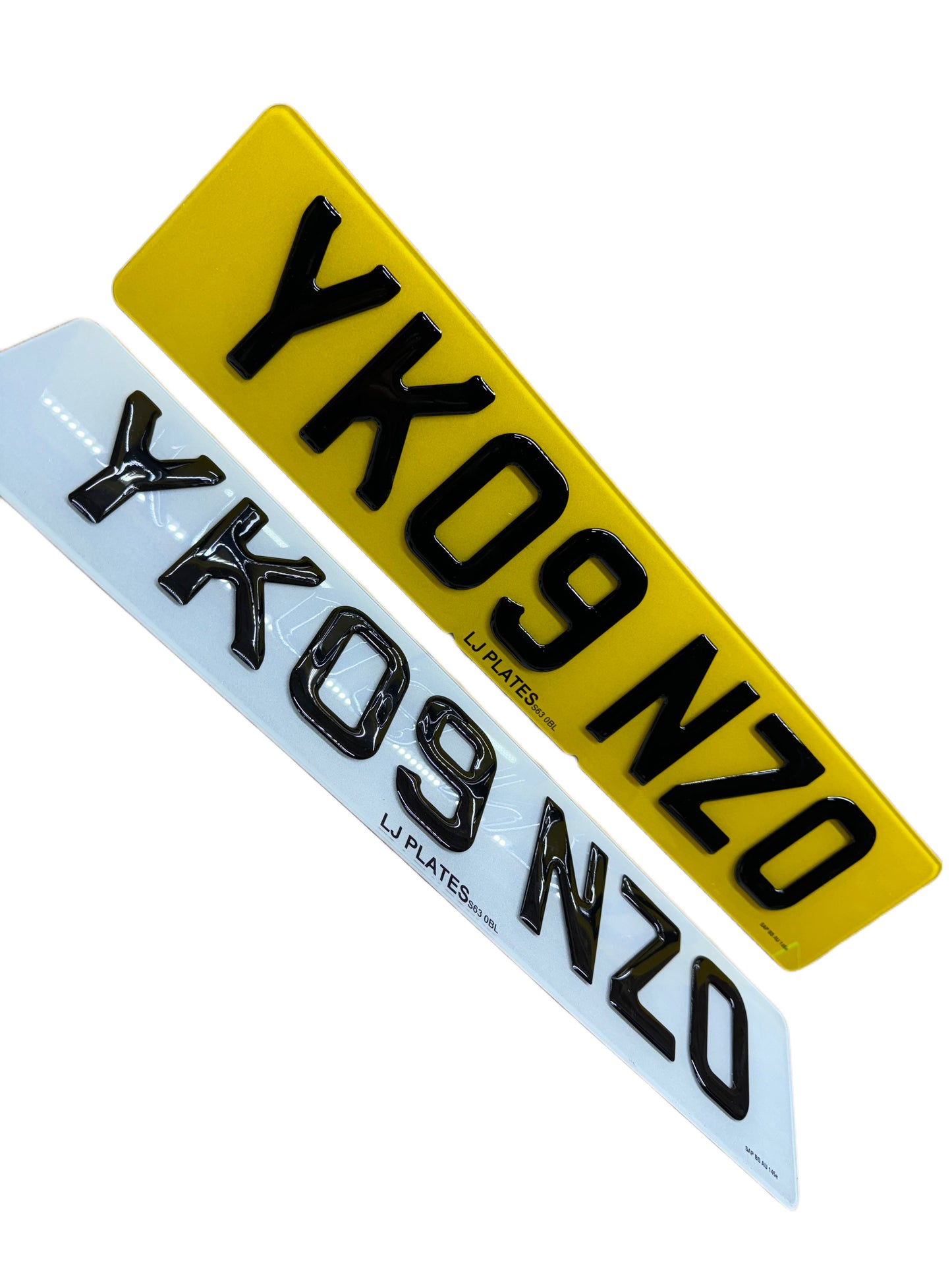 3D Gel High Gloss Number Plates