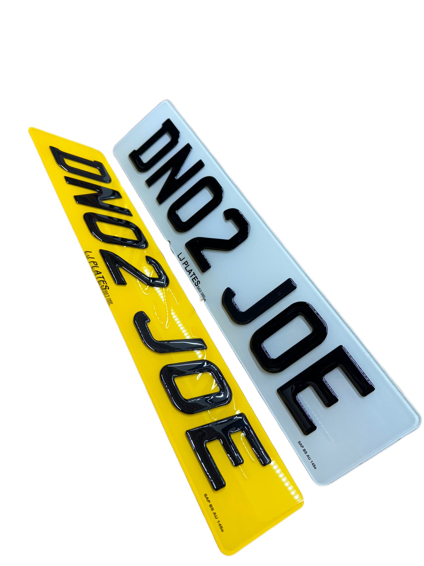 3D Gel High Gloss Number Plates