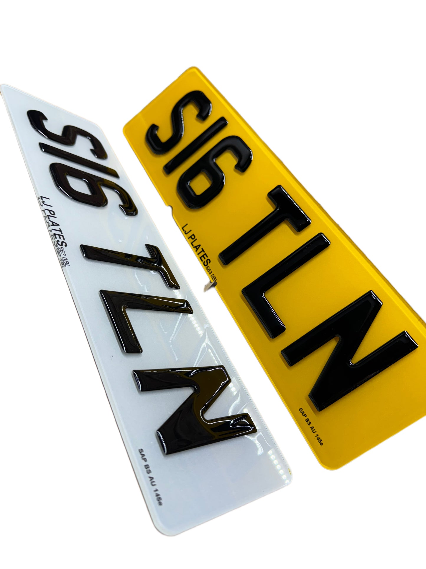 3D Gel High Gloss Number Plates